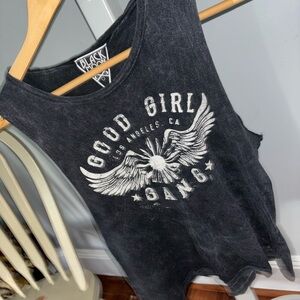 Black moon Black Graphic Tank Top